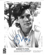 Eric Roberts "Nobody's Fool autograph signed 20x25 cm picture B/W
