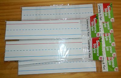 Lot of 14 Packages SENTENCE STRIPS Learn To Write TEACHERS HOMESCHOOL New