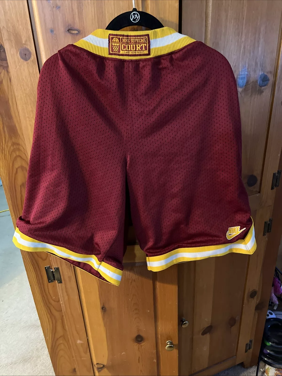 Short basket Nike Supreme Court Hardwood Classics XL vintage rouge voir photos