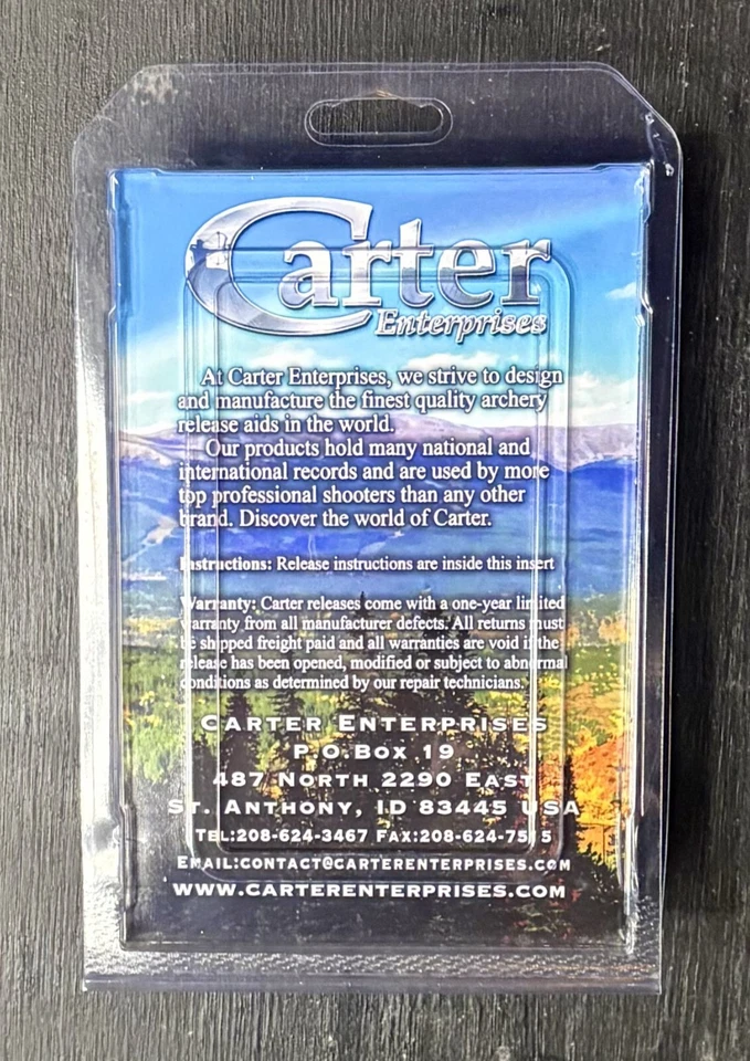 Carter Enterprises Wise Choice 24 Three Finger Black Release Aid New - Image 2 of 2