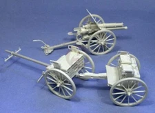 Resicast 1/35 British QF 18-pounder Field Gun WWI with Limber and Wagon 351237