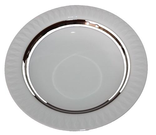 Paire D'assiettes à Soupe Hermès Mosaïque Au 24 Or - Porcelaine, Diamètre 22 Cm (8.7") - Neuves Dans Boîte