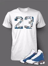 23 Graphic Sneaker Sport Tee Shirt Match J13 FLINT Pro Club Shaka Big Tall Small