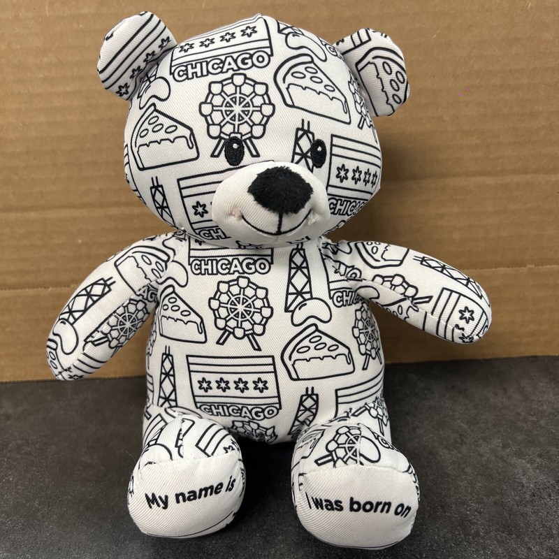 Color Me CHICAGO Teddy Bear