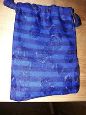 Blaues S&auml;ckchen zum Zuziehen * ca. 13 x 9 cm