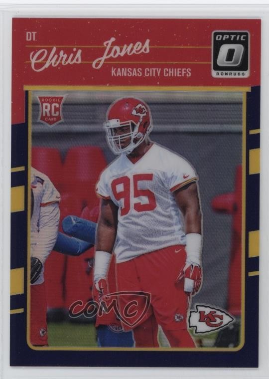 2016 Donruss Optic Rookies Purple Chris Jones #109 1p0t