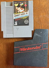 Donkey Kong Jr. Math NES Nintendo 5-Screw Rare Authentic Tested Working + Sleeve