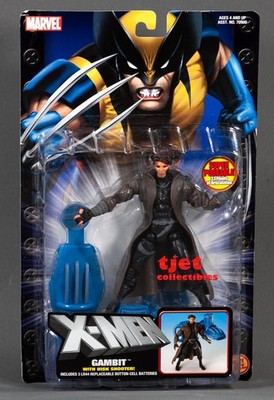 X-Men Gambit with Disk Shooter 6'' Action Figure Toy Biz 2004 New