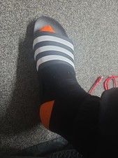 adidas Adilette Aqua Sliders Black Mens Slip On Pool Gym Shower Sports Slides