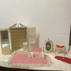 1960s VINTAGE SUSY GOOSE BARBIE WARDROBE Vanity Pieces Bench Lot Parts L@@k