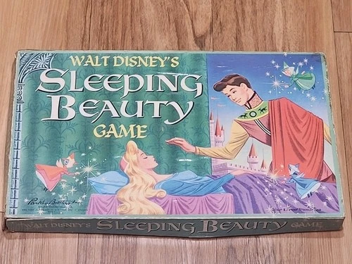 Vintage 1958 Parker Brothers Walt Disney's Sleeping Beauty Board Game 99%