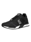 EA7 Men's Mesh Logo Trainers, Black