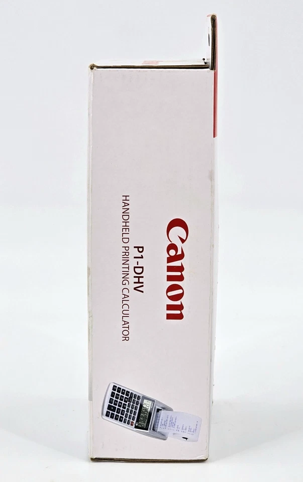 Canon P1-DHV-3 Printing Calculator LCD Silver New - Image 3 of 4