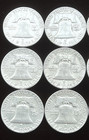 BEN FRANKLIN HALF DOLLARS~90% SILVER~1961-62-63-P~LOT of 12~ABOUT-CIRCULATED~👀! — photo 9