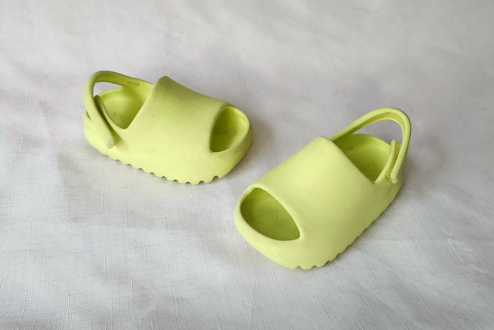 Adidas X YEEZY SLIDE GLOW GREEN [HQ4119] neonato TAGLIA 6K US bambino bambini scivoli