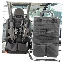 Tactical Car Seat Back Organizer, MOLLE Vehicle Seat Panel for Hunting Gear 