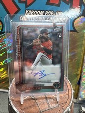 2024 Topps Chrome Brandon Young Baltimore Orioles AC-BY Rookie On-Card Auto. rookie card picture