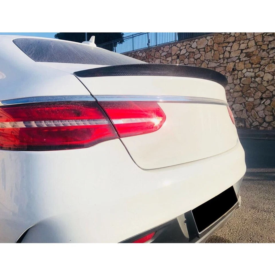 Spoiler traseiro de carbono real para Mercedes Benz GLE C292 Coupe GLE43 2015-2019 - Imagem 2 de 4