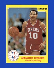 1985-86 Star Court Kings Set-Break #  7 Maurice Cheeks NM-MT OR BETTER *GMCARDS*