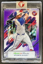 2025 Topps Pristine Austin Riley Refractor Purple #/99 Braves