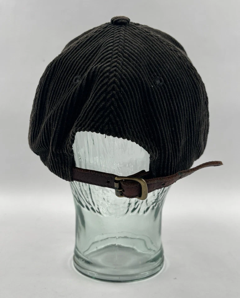 De colección 1990 Ralph Lauren Polo Deportivo Pana Polo Oso Cuero Correa Trasera Sombrero Foto 4 de 4