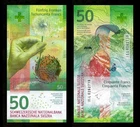Switzerland 2020 P-77d 50 Francs Hybrid Polymer UNC