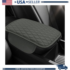 Car Center Console Cover And Armrest Cushion 2 Storage Bags Graycolor Gray Car Center Console Cover And Armrest Cushion 2 Storage Bags Graycolor Gray