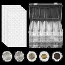 360PCS 30mm Coin Capsules Coin Holders for Collectors, Clear Plastic Storage ...