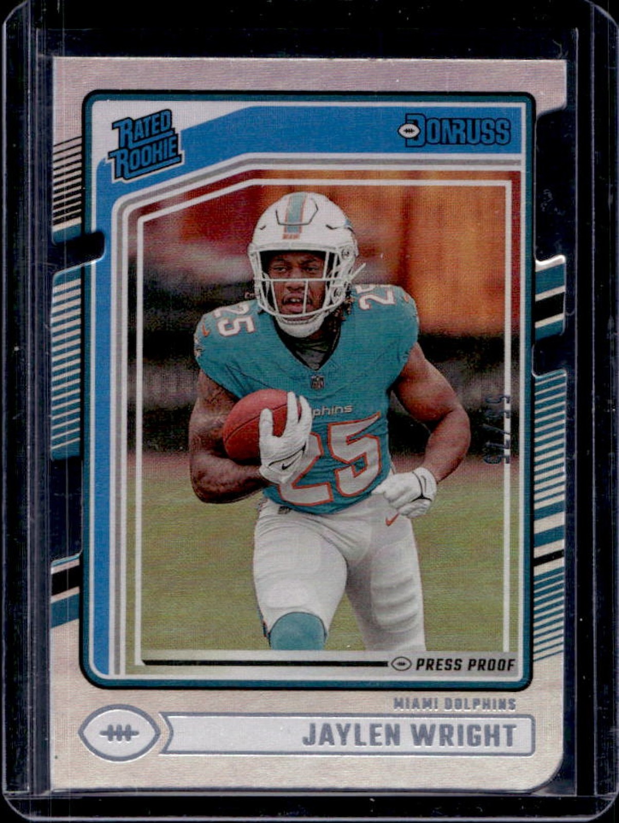 2024 Donruss Jaylen Wright Press Proof Silver Die Cut RC Rated Rookie #/75