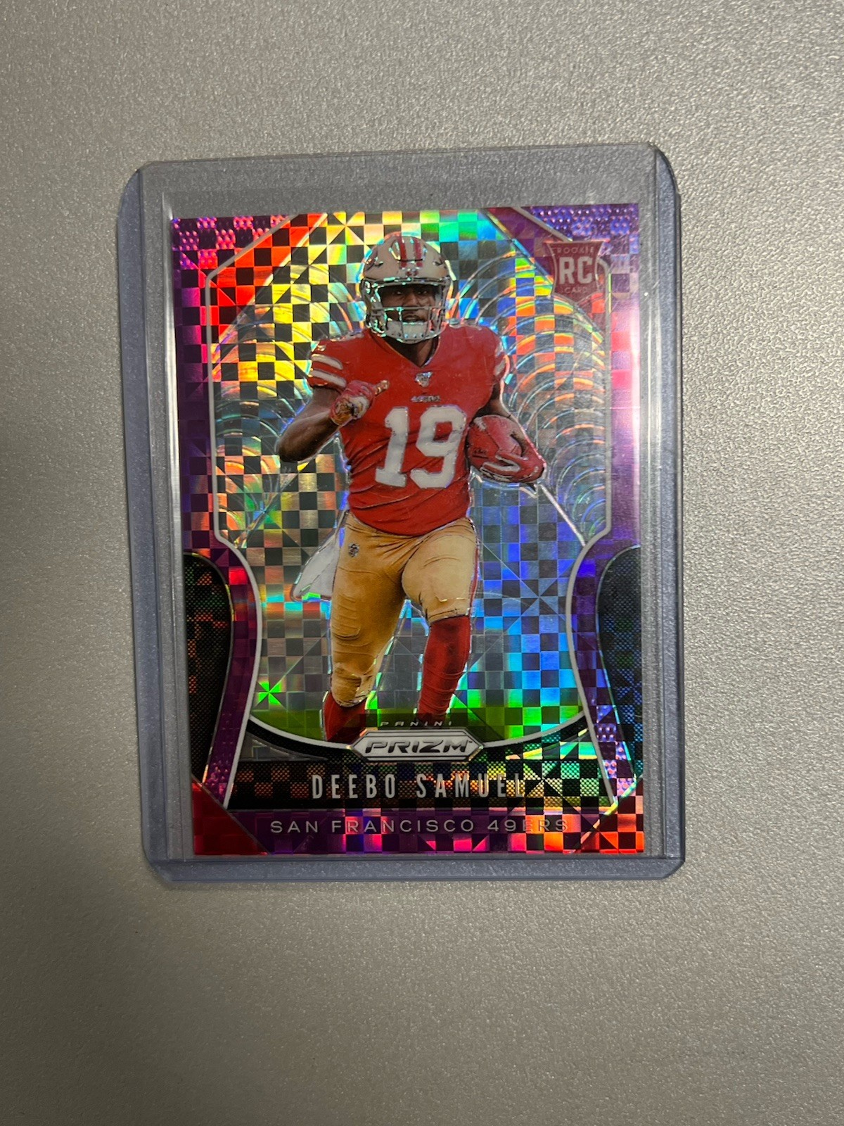 2019 Panini Prizm Deebo Samuel Purple Power Prizm #/49 49ers Rookie RC