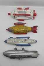 4 1937 Tootsietoy Buck RogerR Attack Ship/Roger Venus/Battle Cruiser U.S.N LA