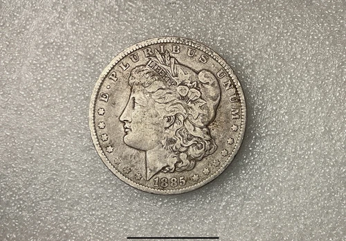 1885-O Morgan Silver Dollar #2772 Gal named Fancy, Fine Doll *FREE SHIPPING 2-U*