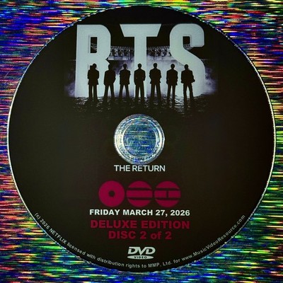 BTS COMEBACK LIVE ARIRANG 2026 DELUXE EDITION 2 DVD Set and THE