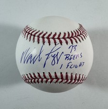 WADE BOGGS “73 BEERS 1 FLIGHT” SIGNED AUTOGRAPHED MLB BASEBALL RED SOX BAS COA