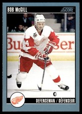 1992-93 Score Bob McGill Detroit Red Wings #386