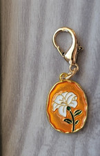 Flower  Charm  Zipper Decoration  Lobster Claw Clasp  Keychain