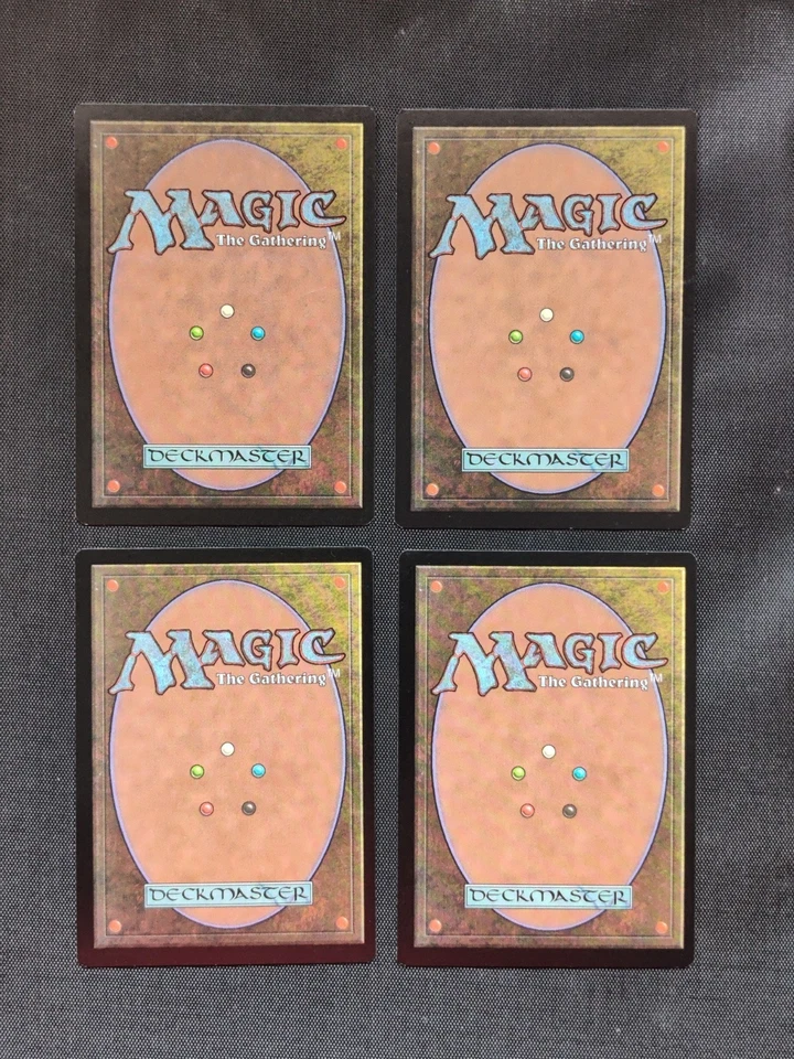 MTG 4x Wood Elves Playset Exodus Magic the Gathering Unplayed See Pics - Image 2 of 2