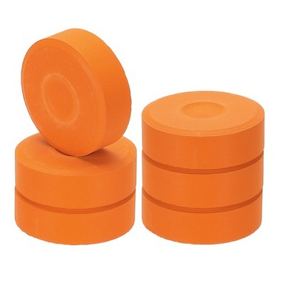 6 Stück waschbare Tempera, 2,3''x0,7'' große Farbtöpfe für Tempera, Orange
