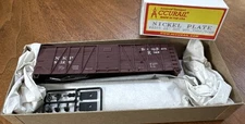 Accurail HO Kit #4509 40’ OB Wood Box Car w/Metal End Nickel Plate NKP 8126 NY