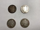 BARBER DIME SEMI KEYS - SET BREAK - 1910D, 1911, 1912D, 1914D - start at melt