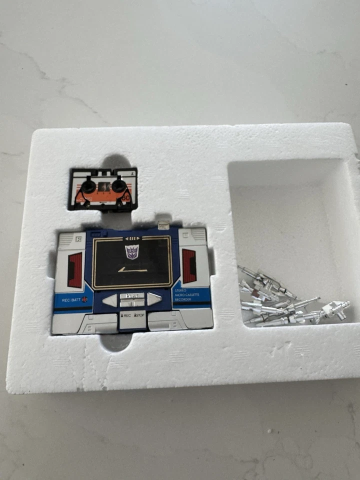 CASSETTE SOUNDWAVE DECEPTICON & CONDOR 1984 USADO DE COLECCIÓN: TRANSFORMADORES BUZZSAW Foto 3 de 4