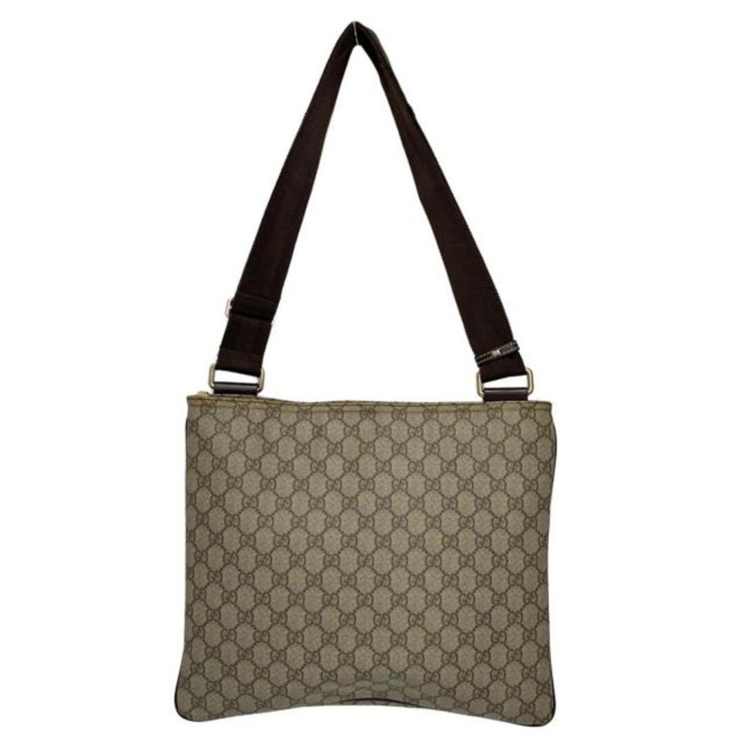 GUCCI GG Plus GG Supreme Shoulder Bag Beige Brown Used 80cm Strap thumbnail 3
