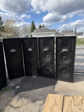 Peavey PV215 PA Speaker 700W RMS 4 Ohm Passive Wired 1/4" Jack Black