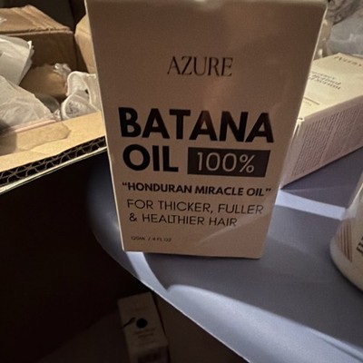 AZURE Batana Oil Hair Oil 100% Pure Deep Conditioning 4 fl oz Exp 09/19/2028