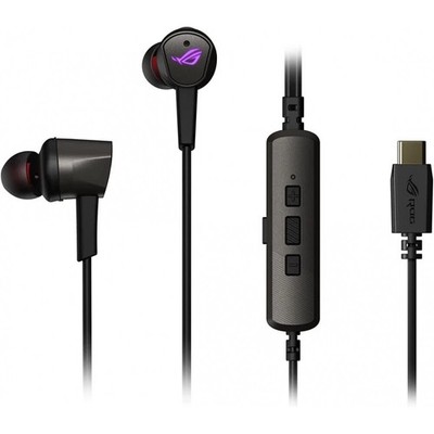 Asus ROG Cetra II Headset schwarz In-Ear Kopfhörer bügellos kabelgebunden USB-C
