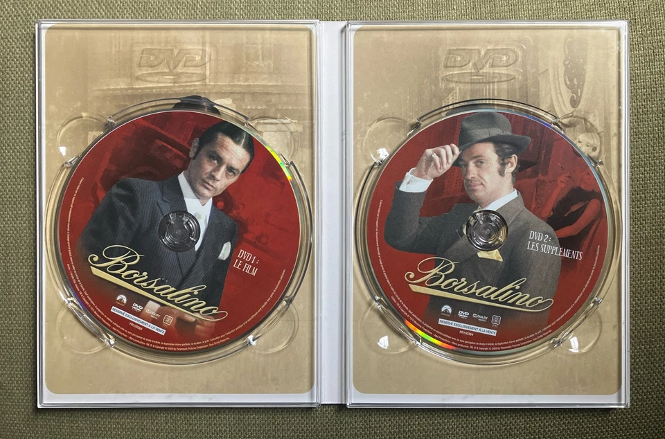 BORSALINO DVD Jean-Paul Belmondo Alain Delon Jacques Deray French Region 2 PAL - Image 3 of 3