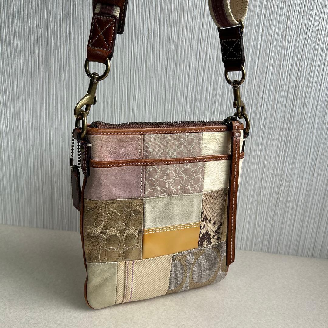 COACH Slim Patchwork Shoulder Bag - image 2