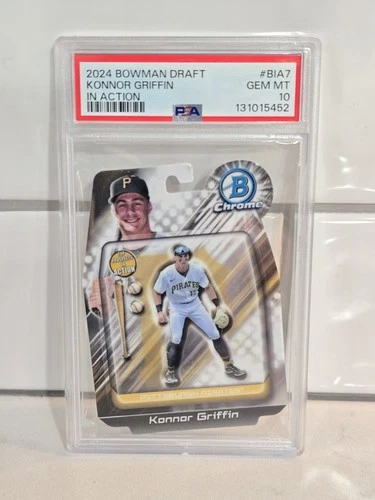 2024 Bowman Draft Konnor Griffin #BIA-7 Prospect In Action PSA 10 GEM MT Low Pop