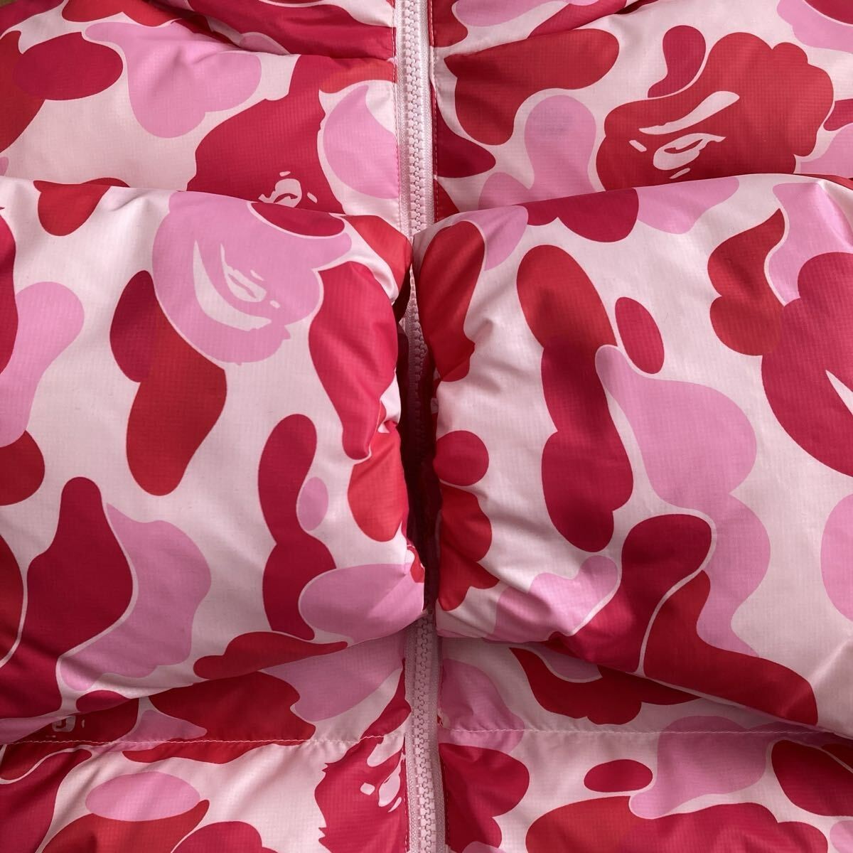 BAPE ABC CAMO PINK Puffer Down Jacket A Bathing Ape Size L | eBay