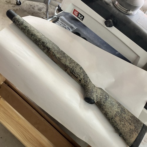 Laminated wood Camouflage Rifle Stock Green Black Beige with Buttpad ...